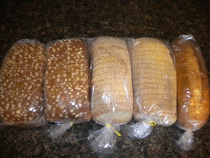Multi-pack of bread. 